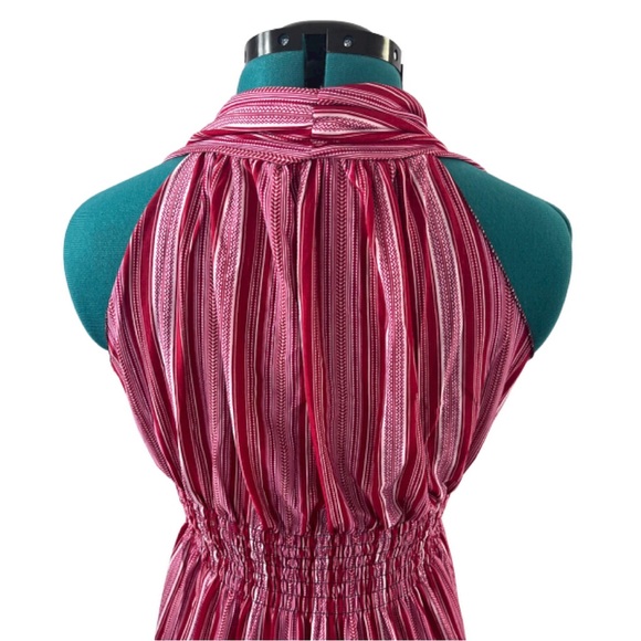 NWT JinSeMingXia Maxi Striped Dress (L) - Picture 6 of 12